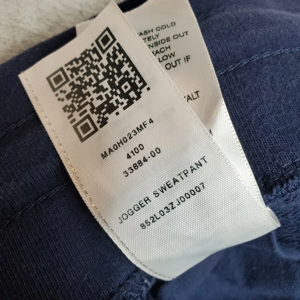 True Religion Men Pants L/G Blue Sweatpants Jogger Logo Sweatpant 28